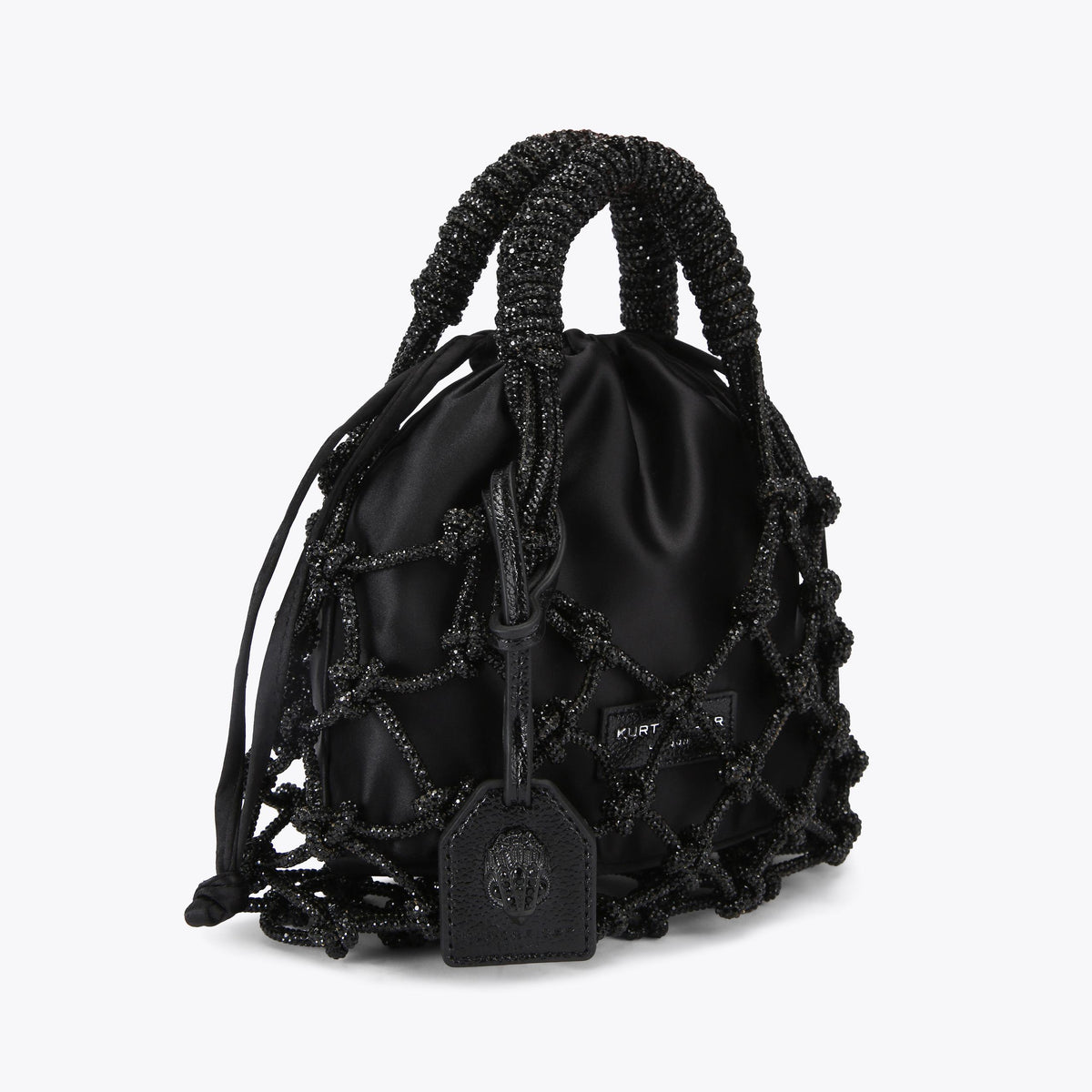 Small Drench Macrame Crystal Bag