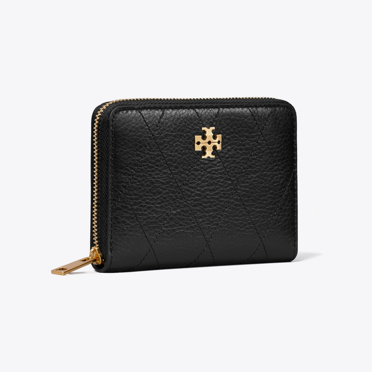 Small Charlie Quilted Zip-Around Wallet