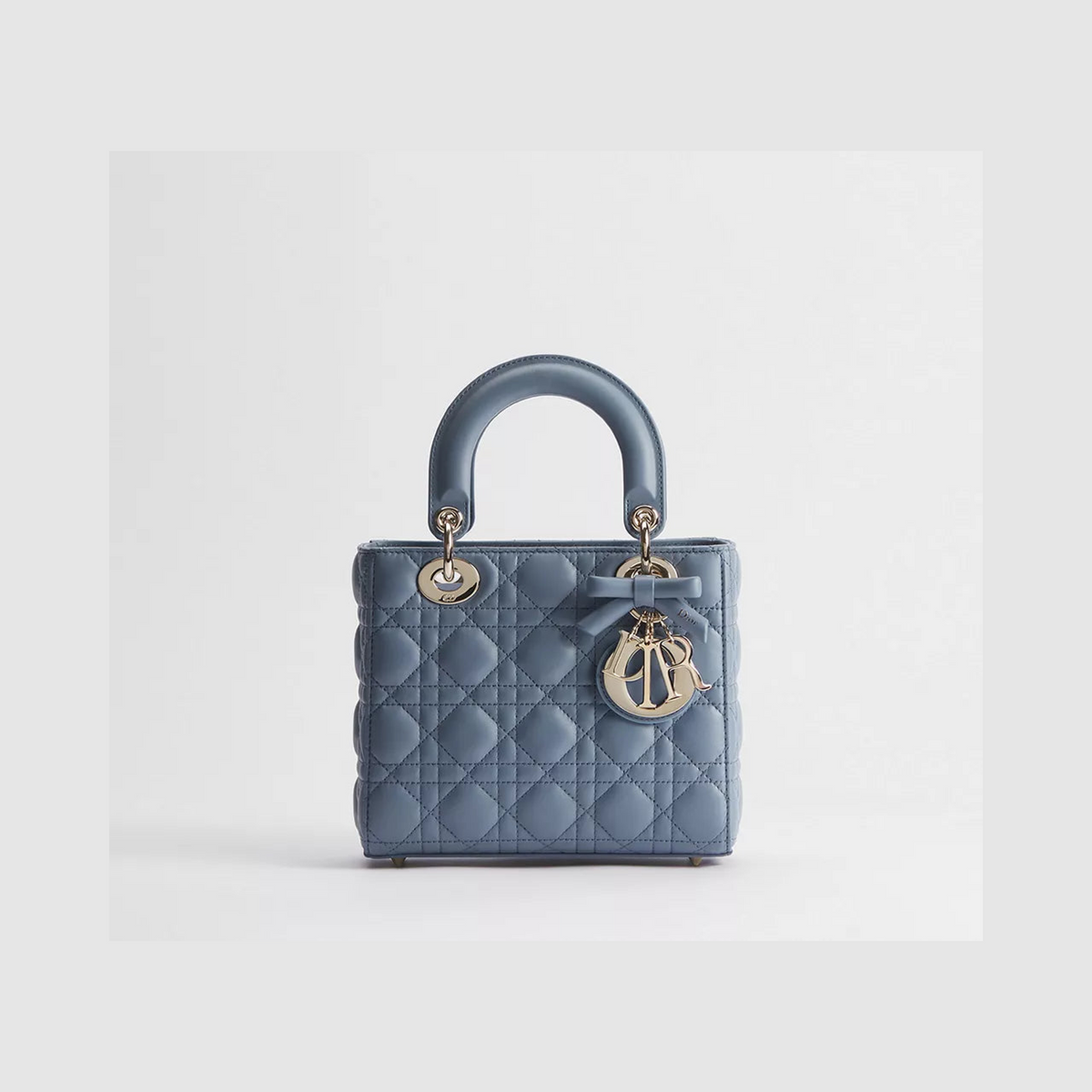 Small Lady Dior bag with shoulder strap