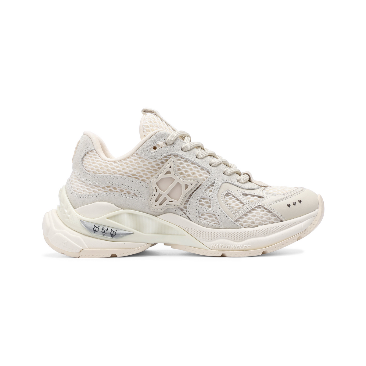 Smash Off-White Suede