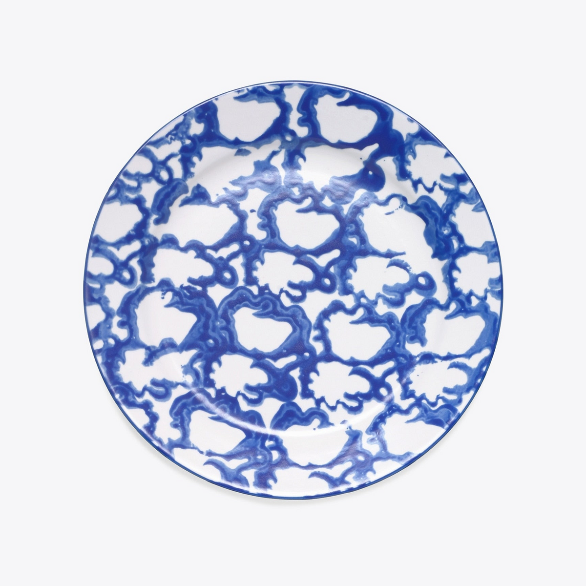 Spongeware Salad Plate, Set of 4