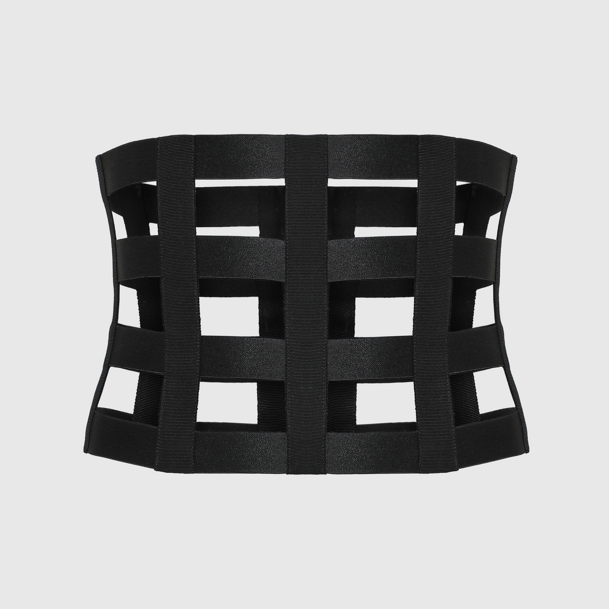 SQUARE GRID CORSET BELT