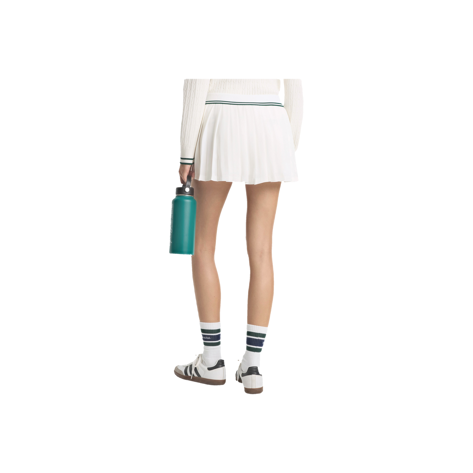 SRC Abigail Skirt - Ecru/Forest