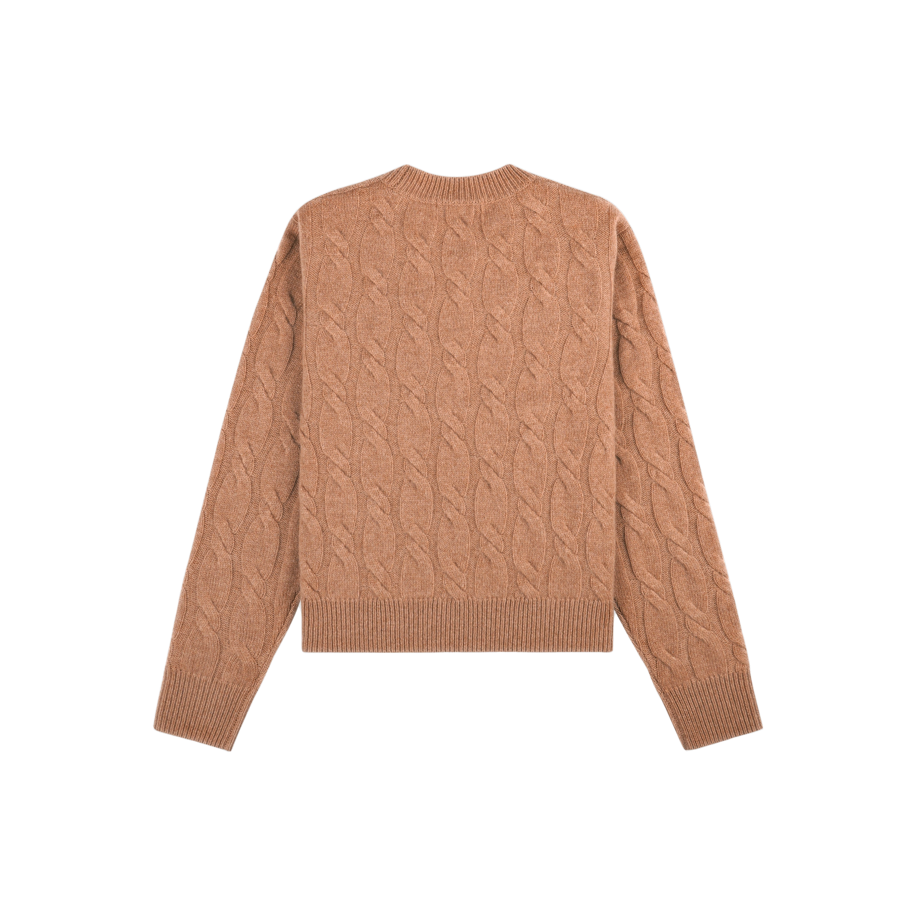 SRC Cableknit Cashmere Sweater - Camel