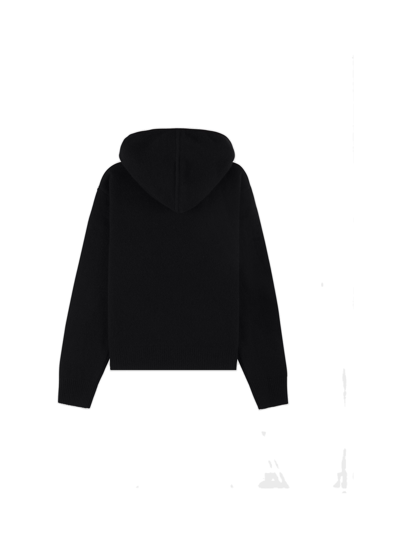 SRC Cashmere Hoodie - Black/White