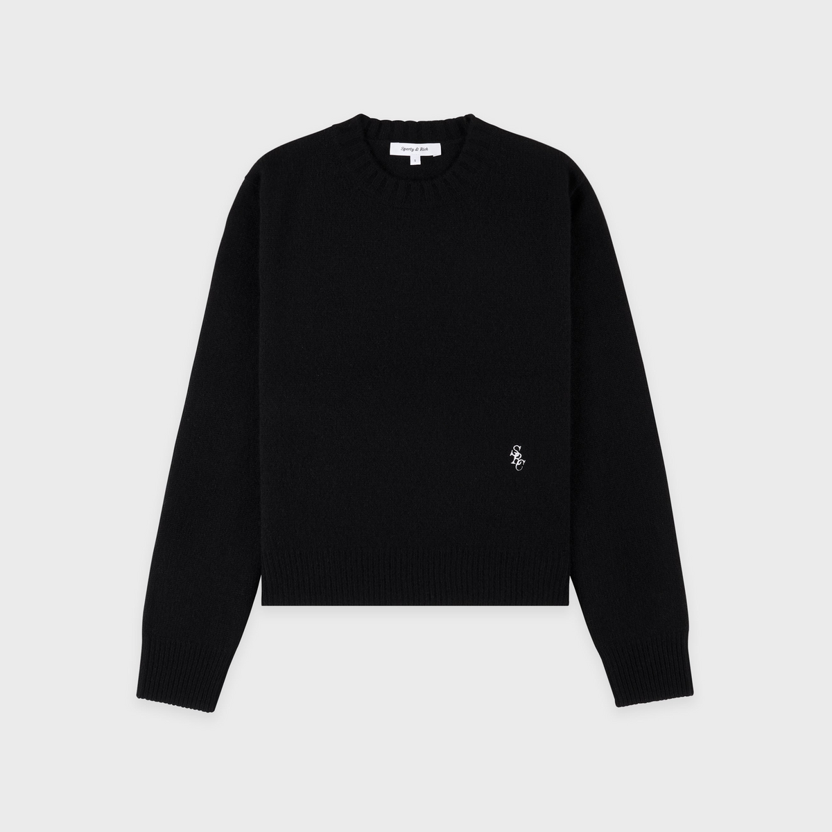 SRC Cashmere Sweater - Black/White