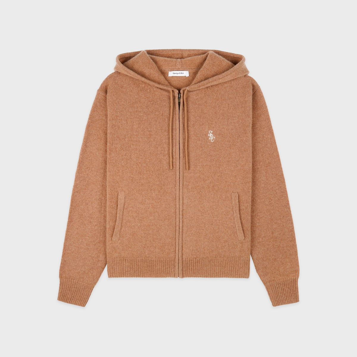 SRC Cashmere Zip Hoodie - Camel