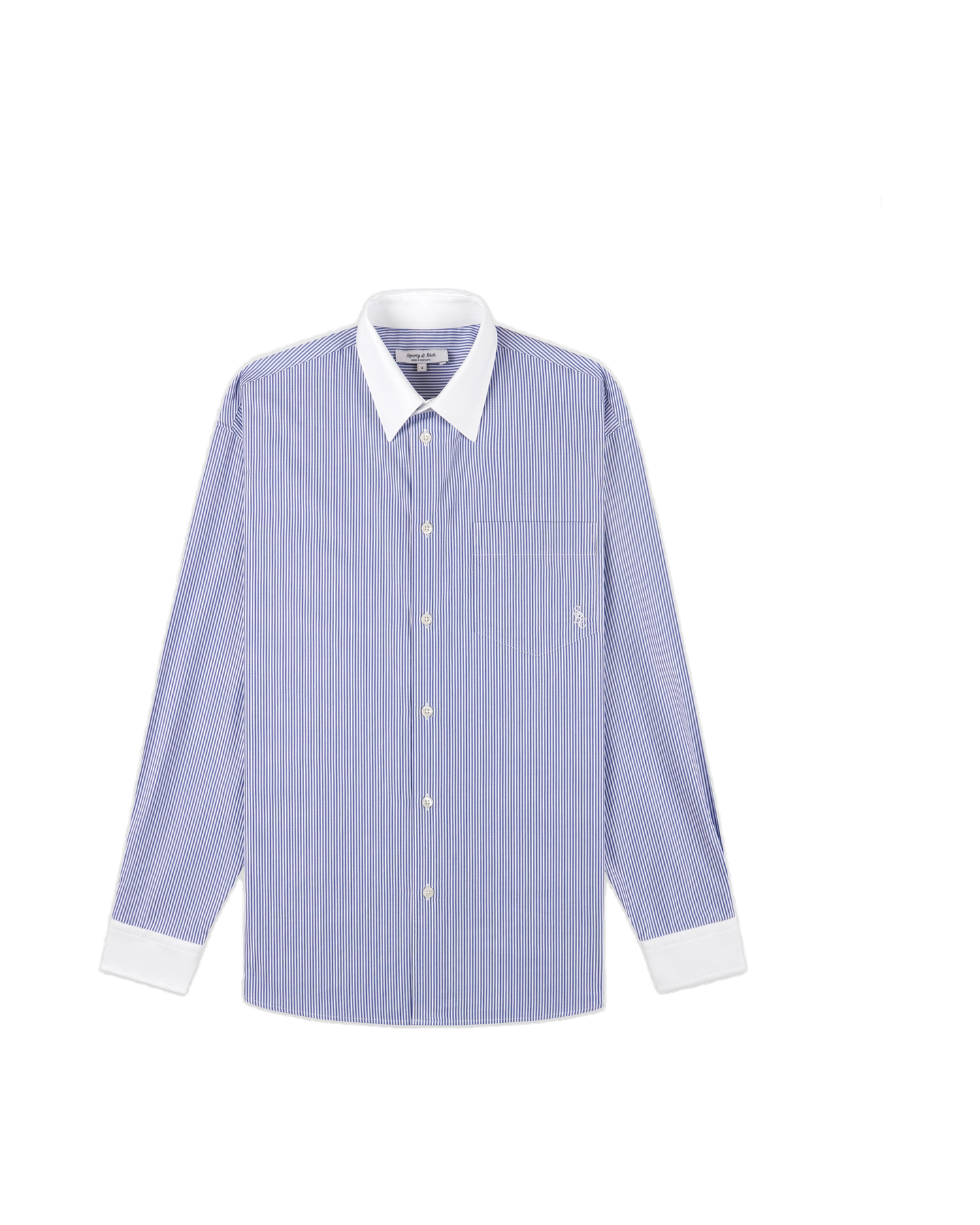 SRC Oversized Shirt - Navy Stripe