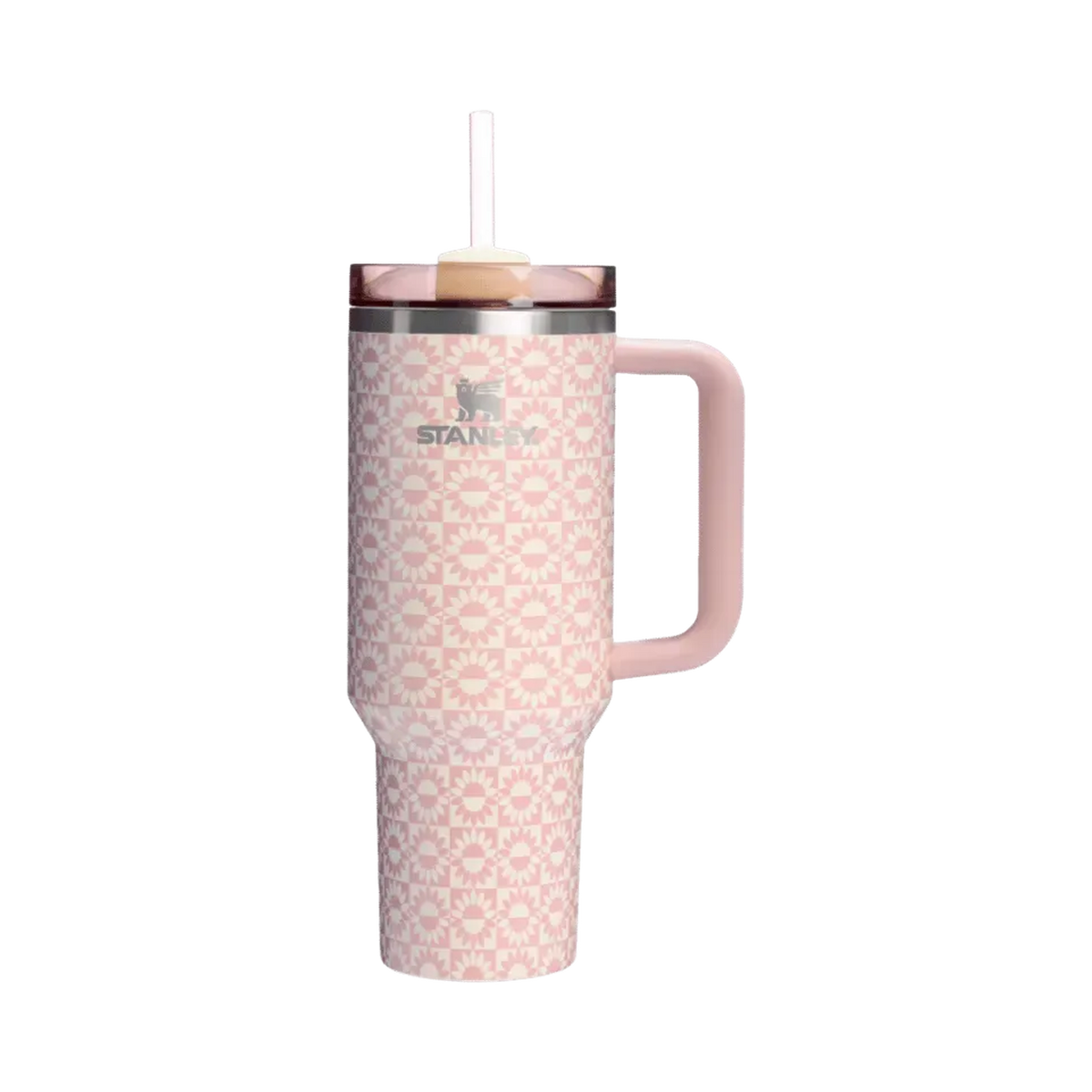 Stanley Tumbler Mug 40 Oz Peach Whip Sunflower