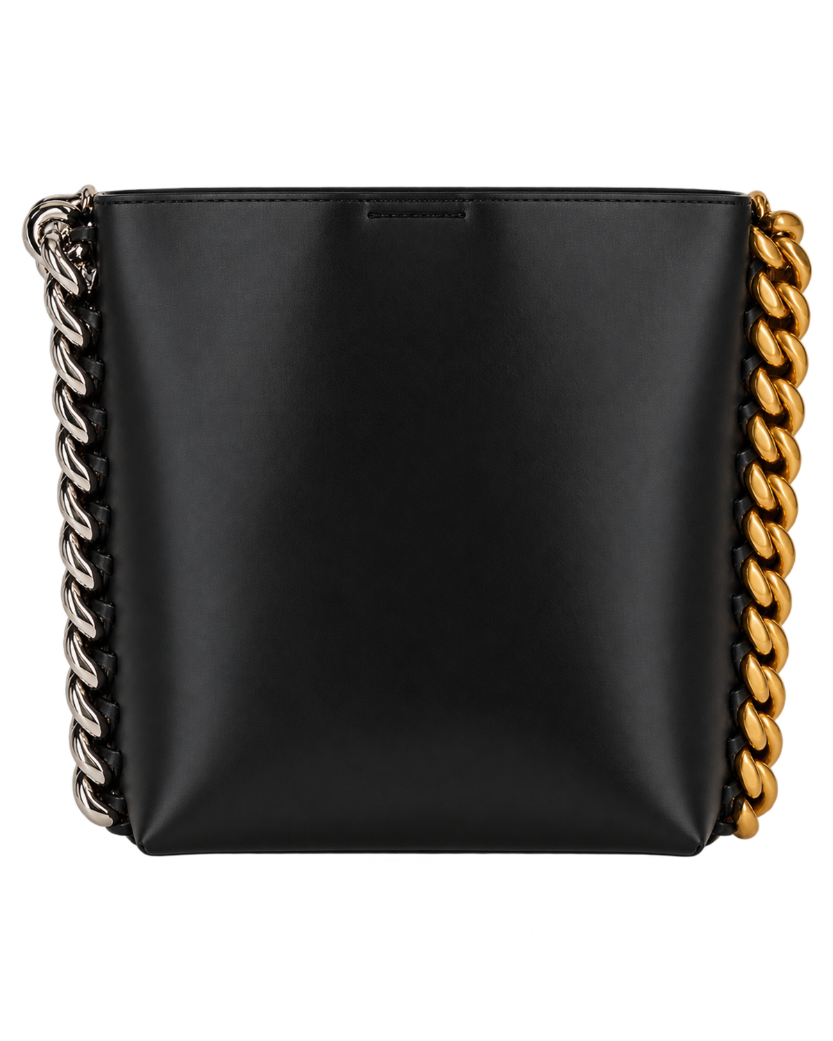 STELLA MCCARTNEY Black Frayme Bucket Bag
