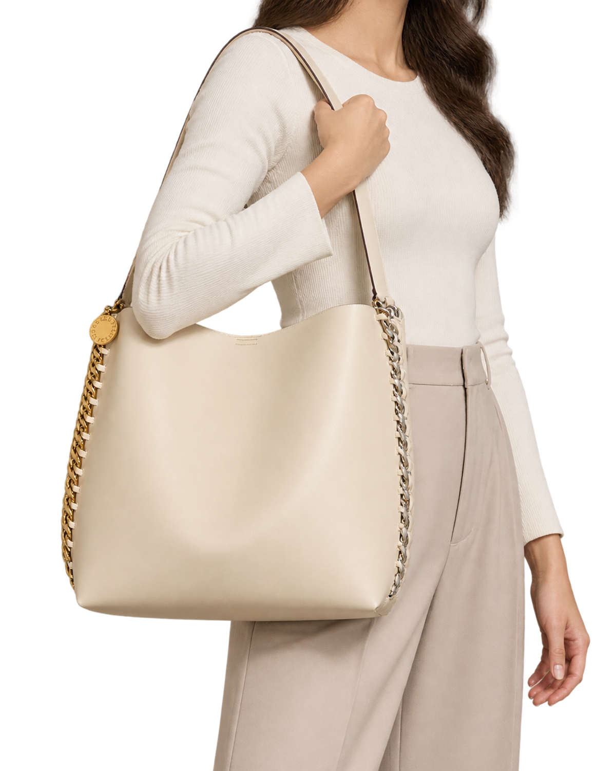 STELLA MCCARTNEY Frayme Large Tote Bag