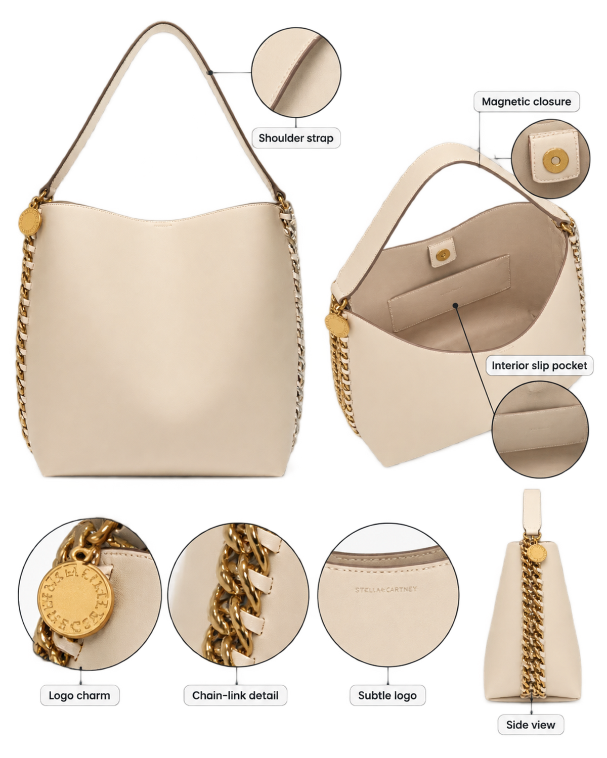 STELLA MCCARTNEY Frayme Large Tote Bag
