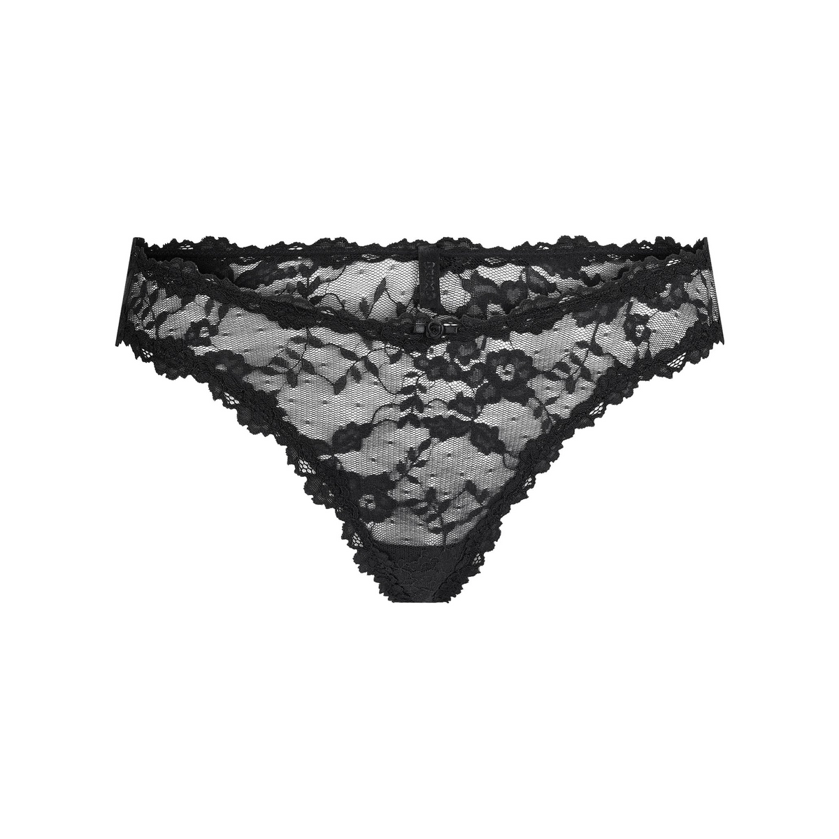 Stretch Lace Dipped Thong