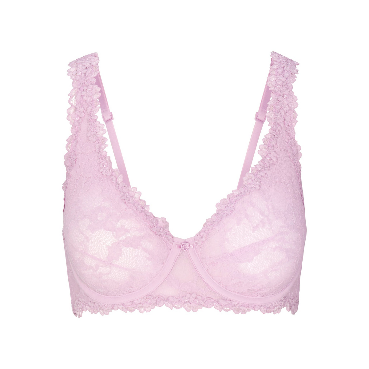 Stretch Lace Unlined Full Coverage Bra