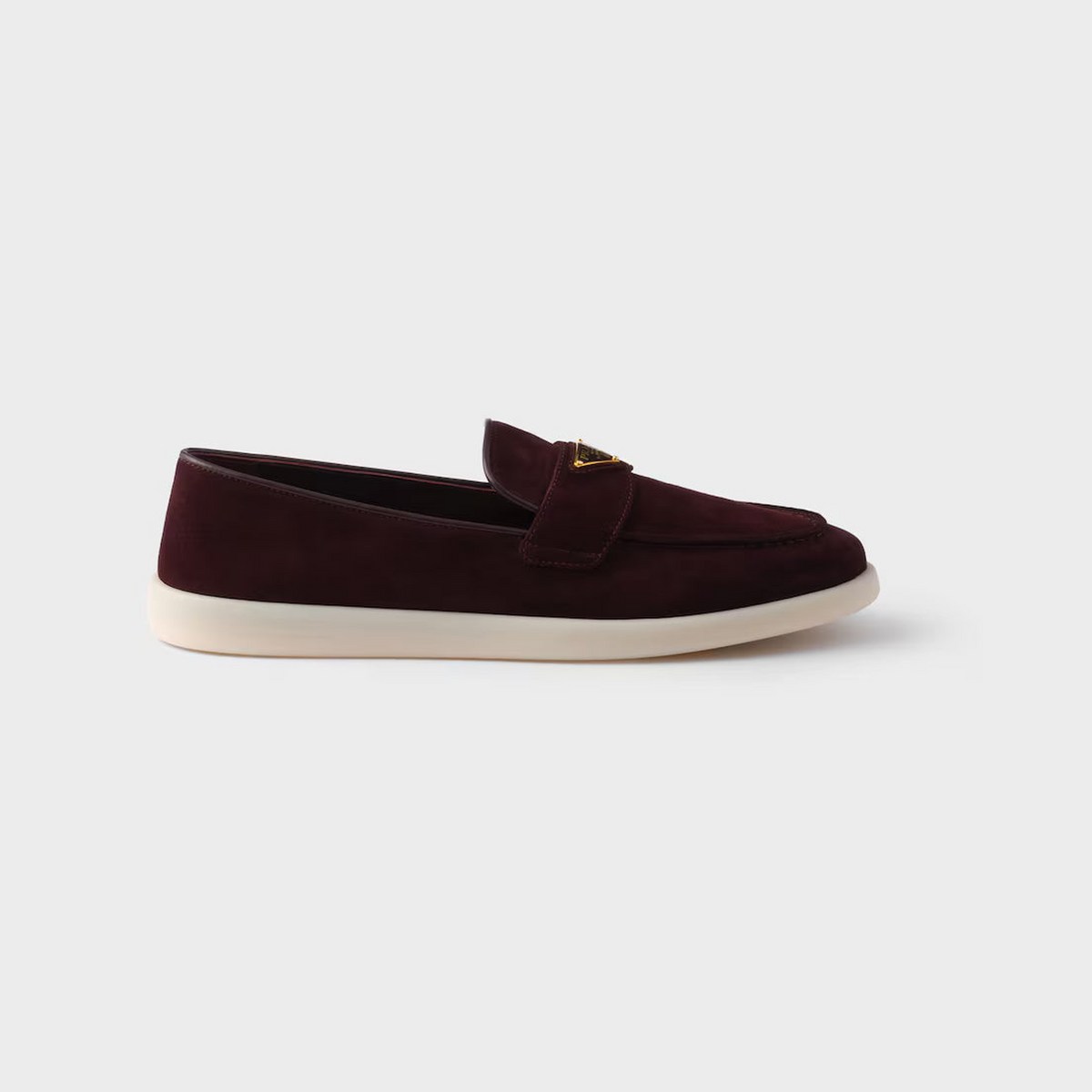 Suede leather loafers
