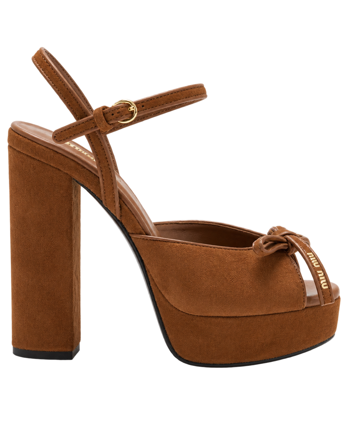 Suede platform sandals