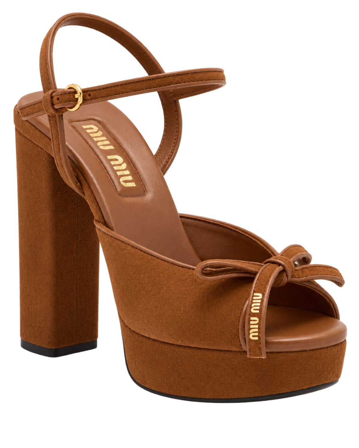 Suede platform sandals