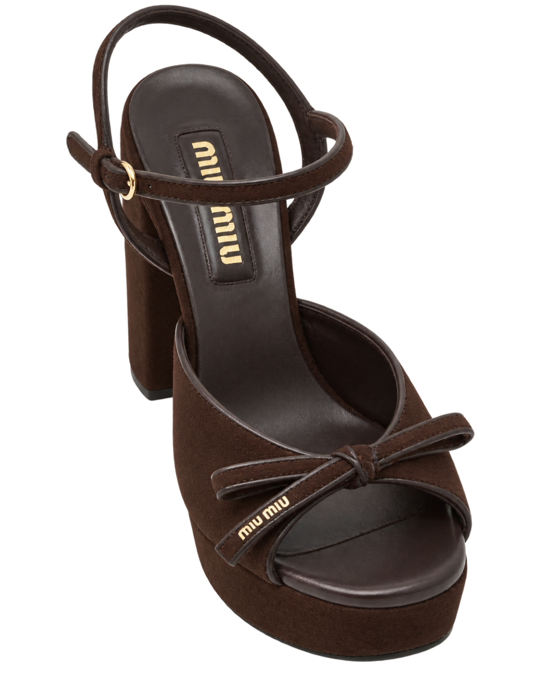 Suede platform sandals