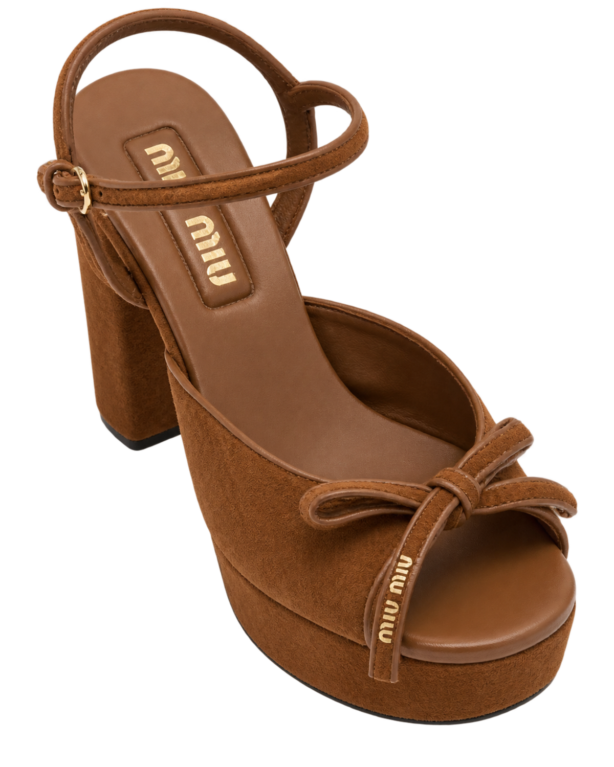 Suede platform sandals