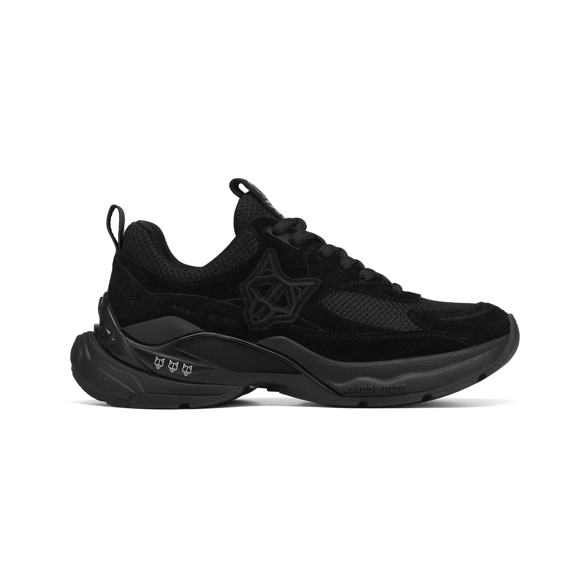 Super Double Black Suede