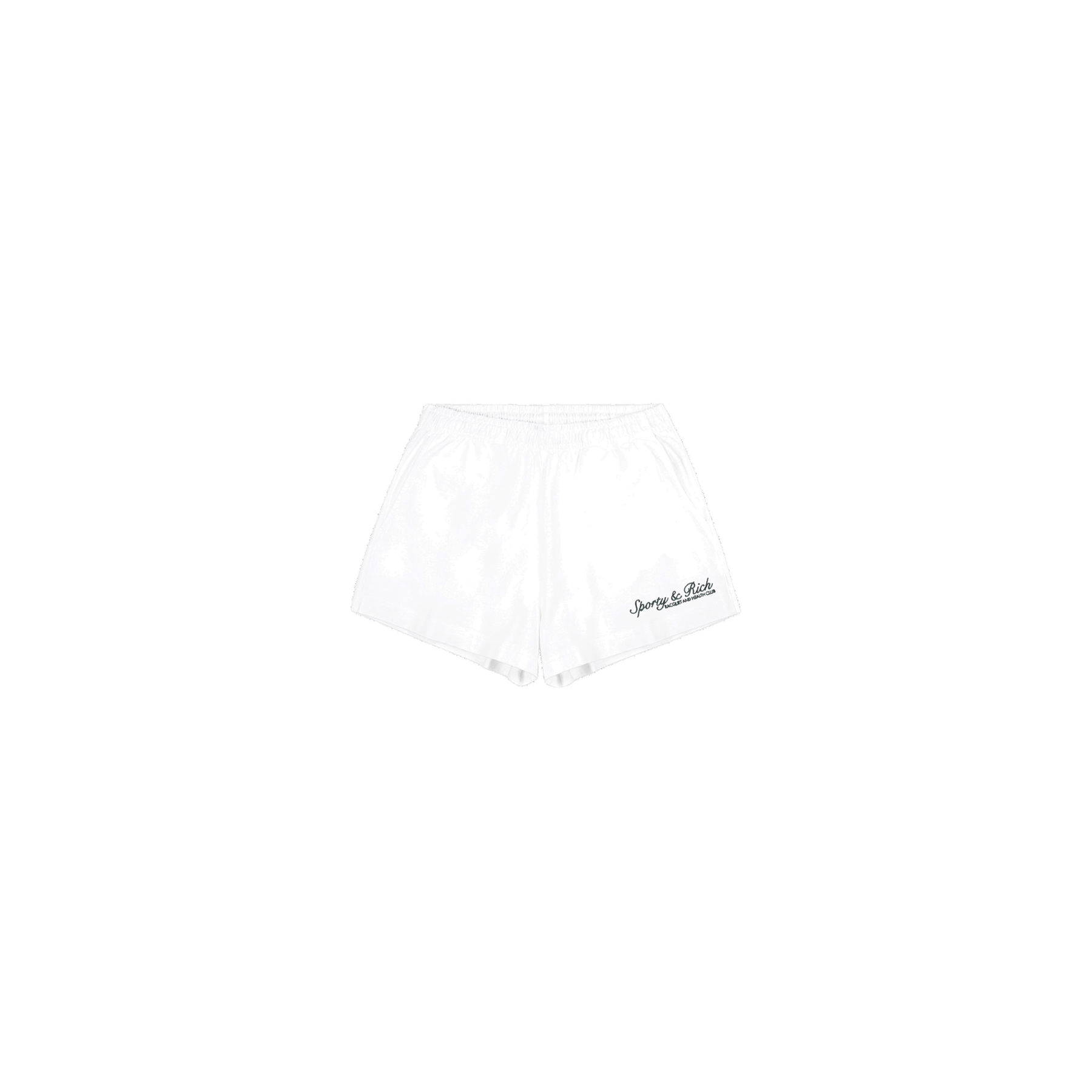Syracuse Embroidered Disco Short - White