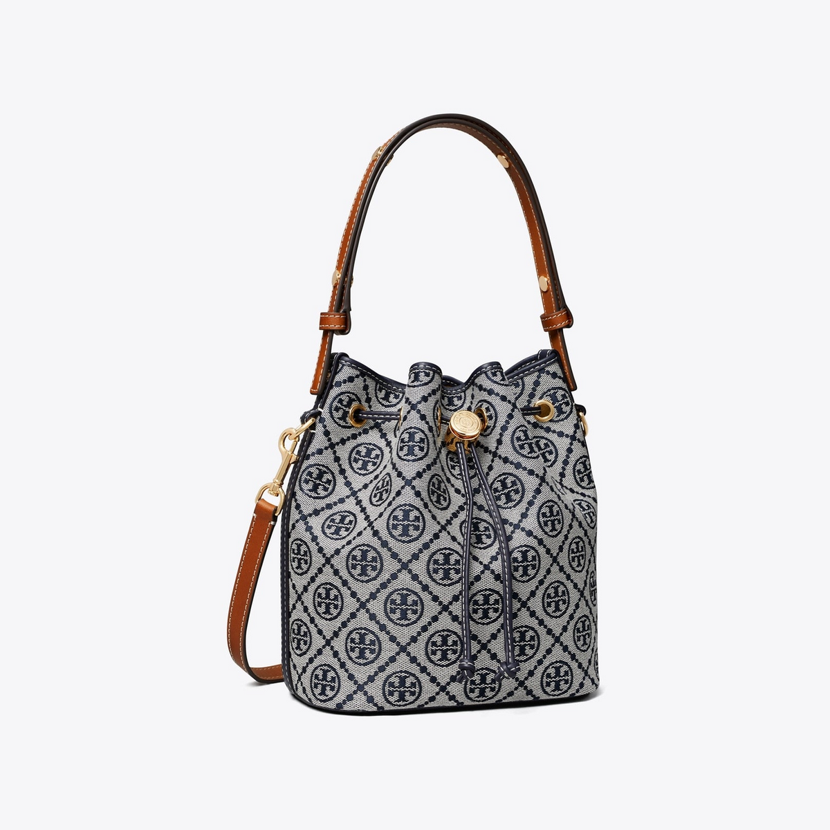 T Monogram Bucket Bag