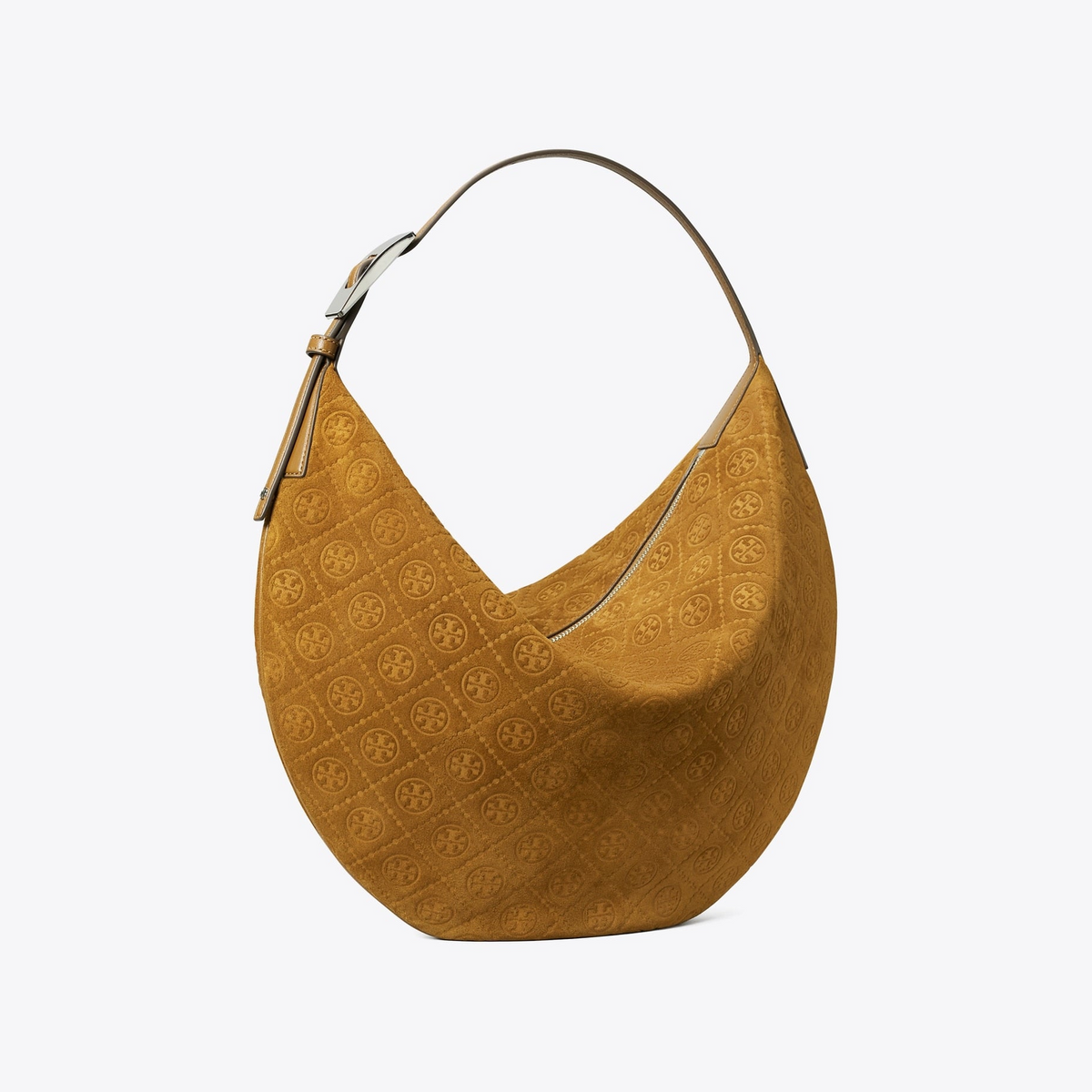 T Monogram Suede Balloon Bag