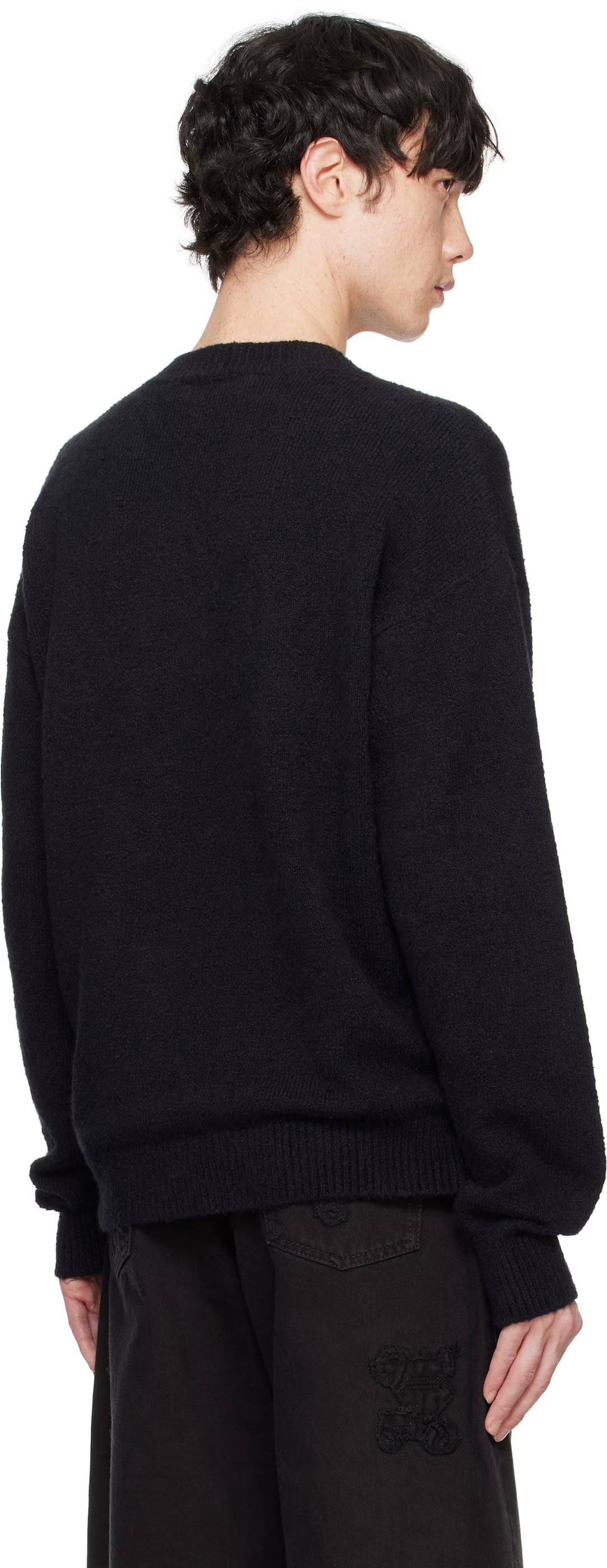 Black Monogram Sweater