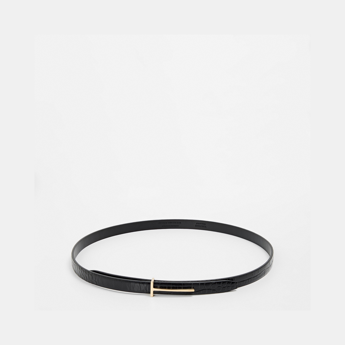 TF Stamped Leather Belt