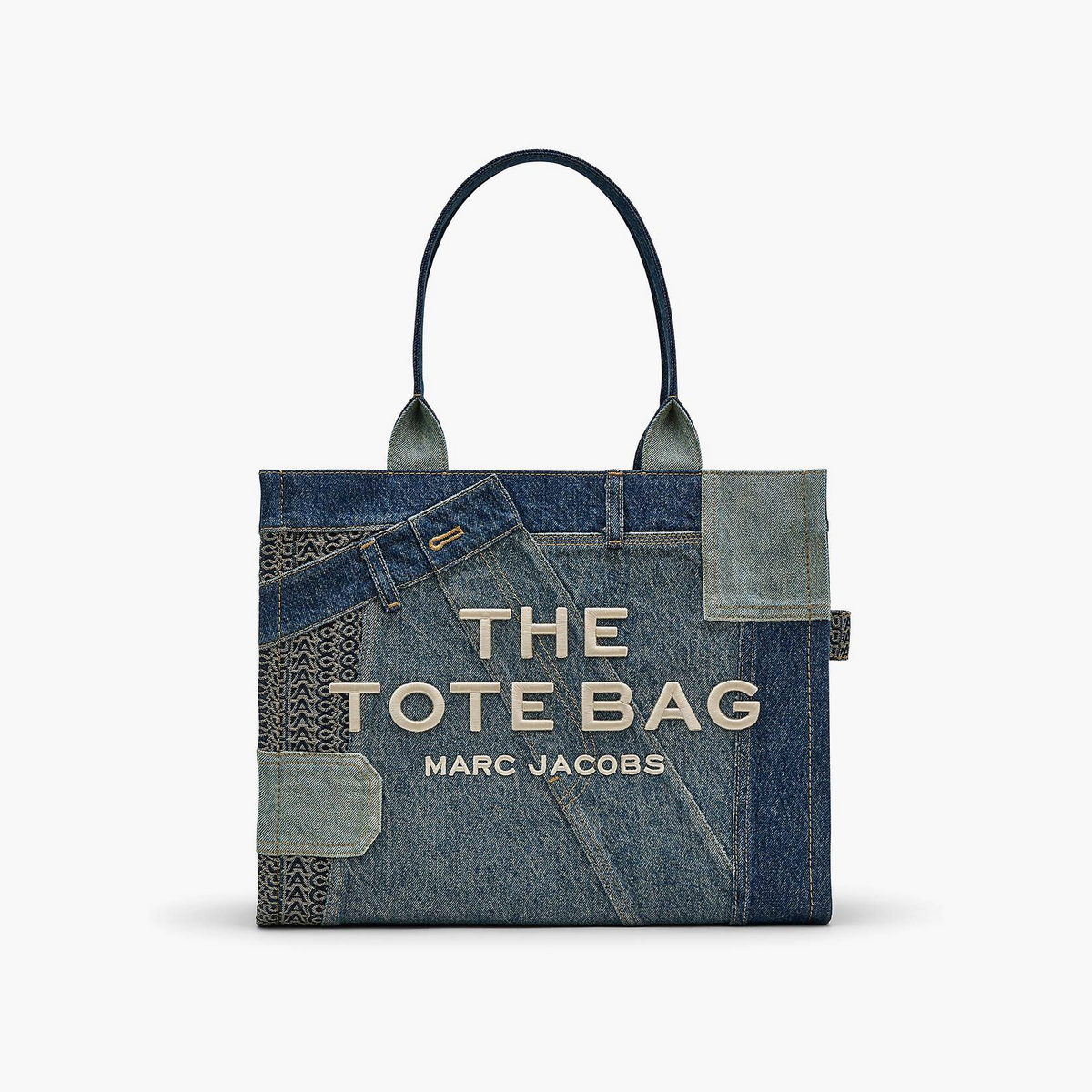 The Deconstructed Denim Large Tote Bag
