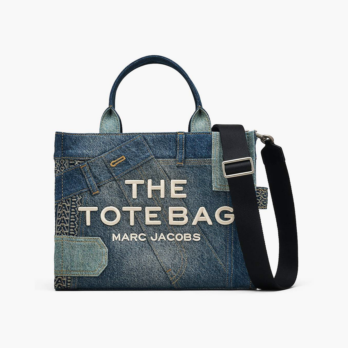 The Deconstructed Denim Medium Tote Bag