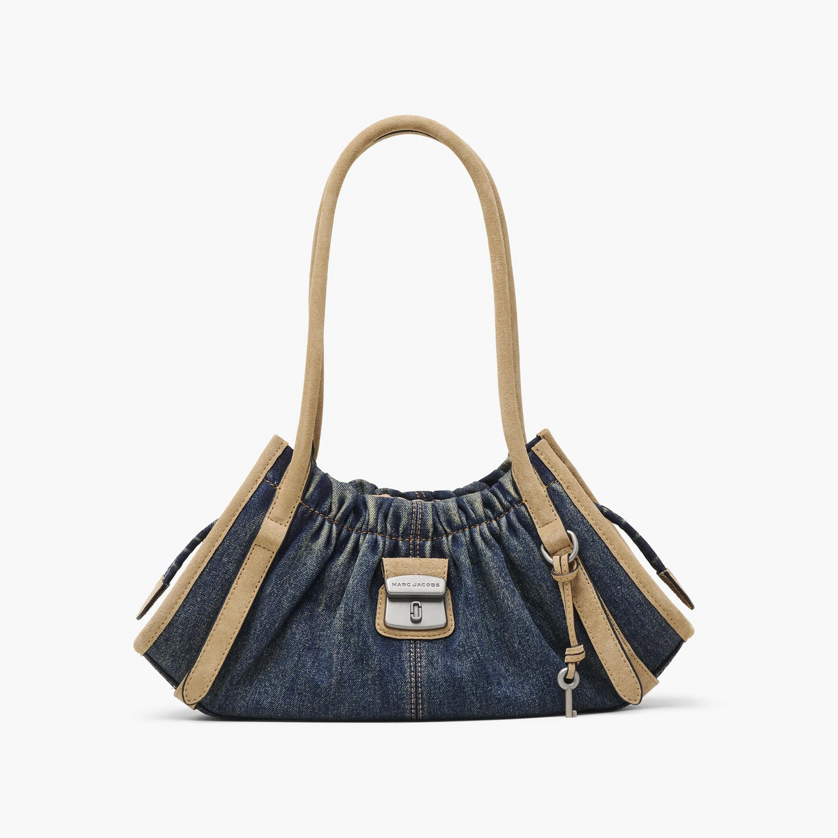 The Denim Suede Cristina Satchel