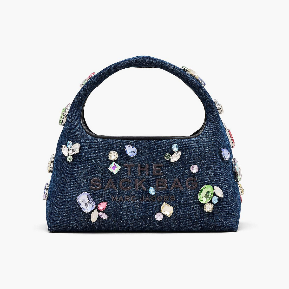 The Gem Denim Mini Sack Bag