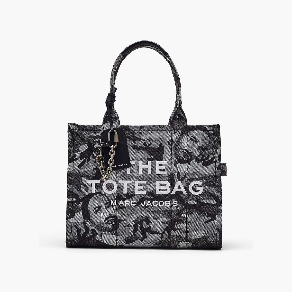 The Marc Camo Denim Large Tote Bag