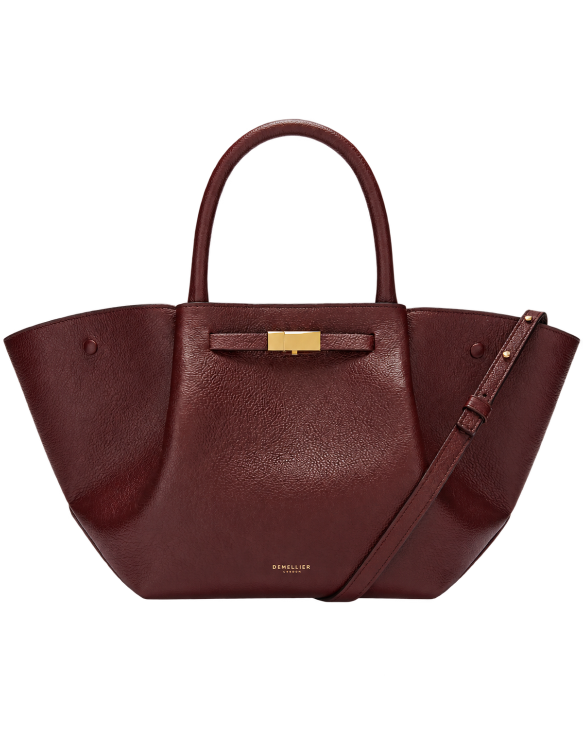 The Midi New York - Burgundy Small Grain