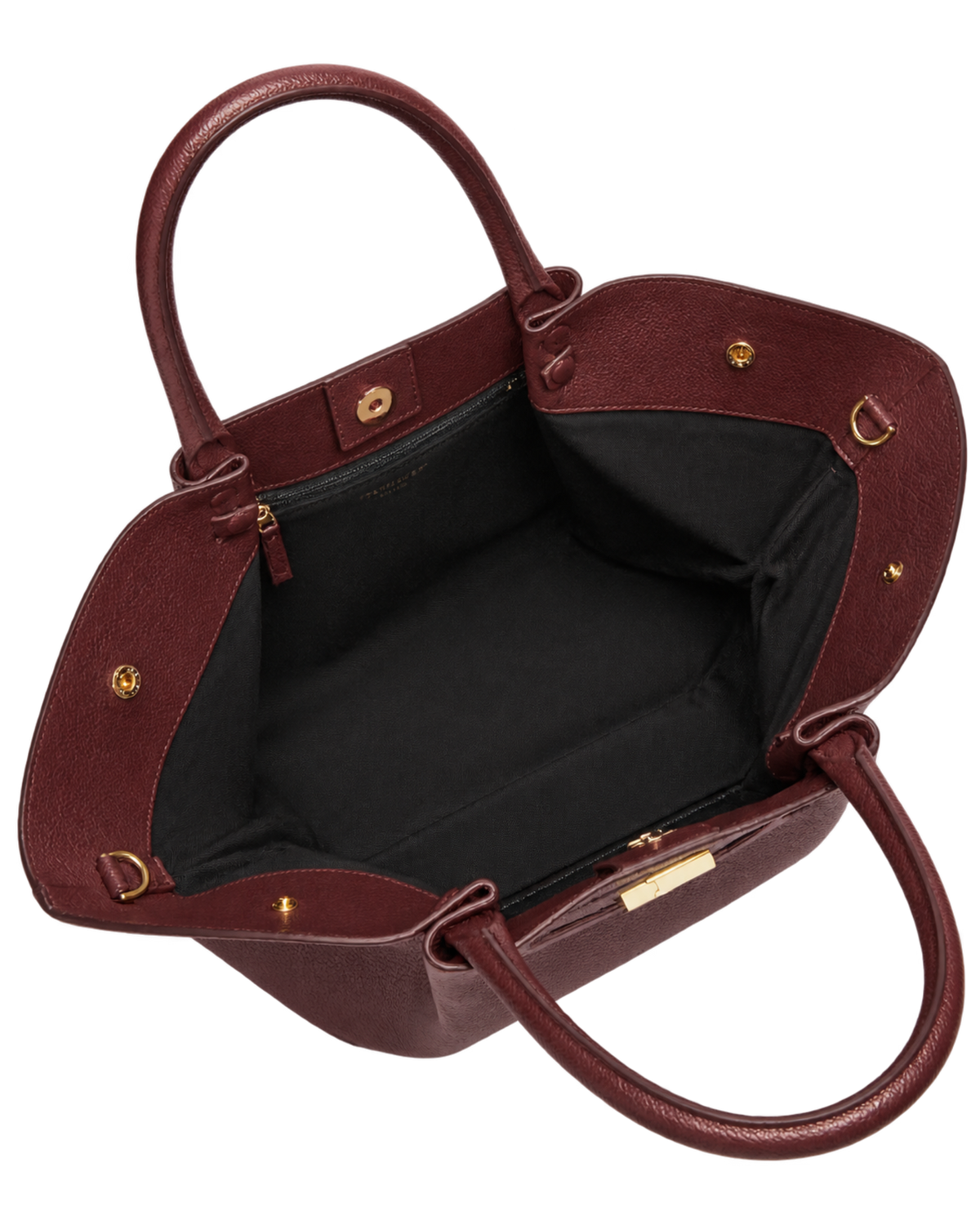 The Midi New York - Burgundy Small Grain