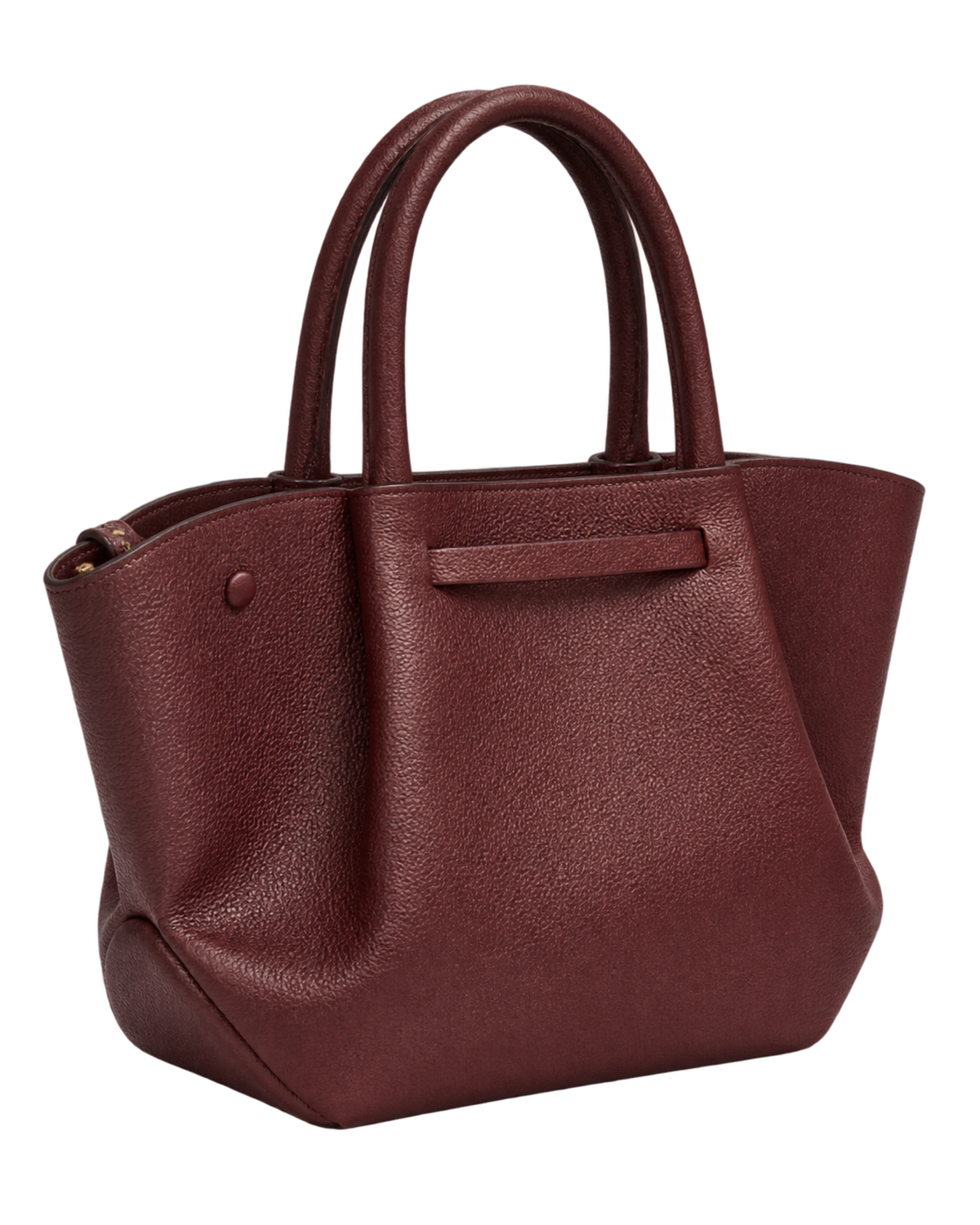 The Midi New York - Burgundy Small Grain