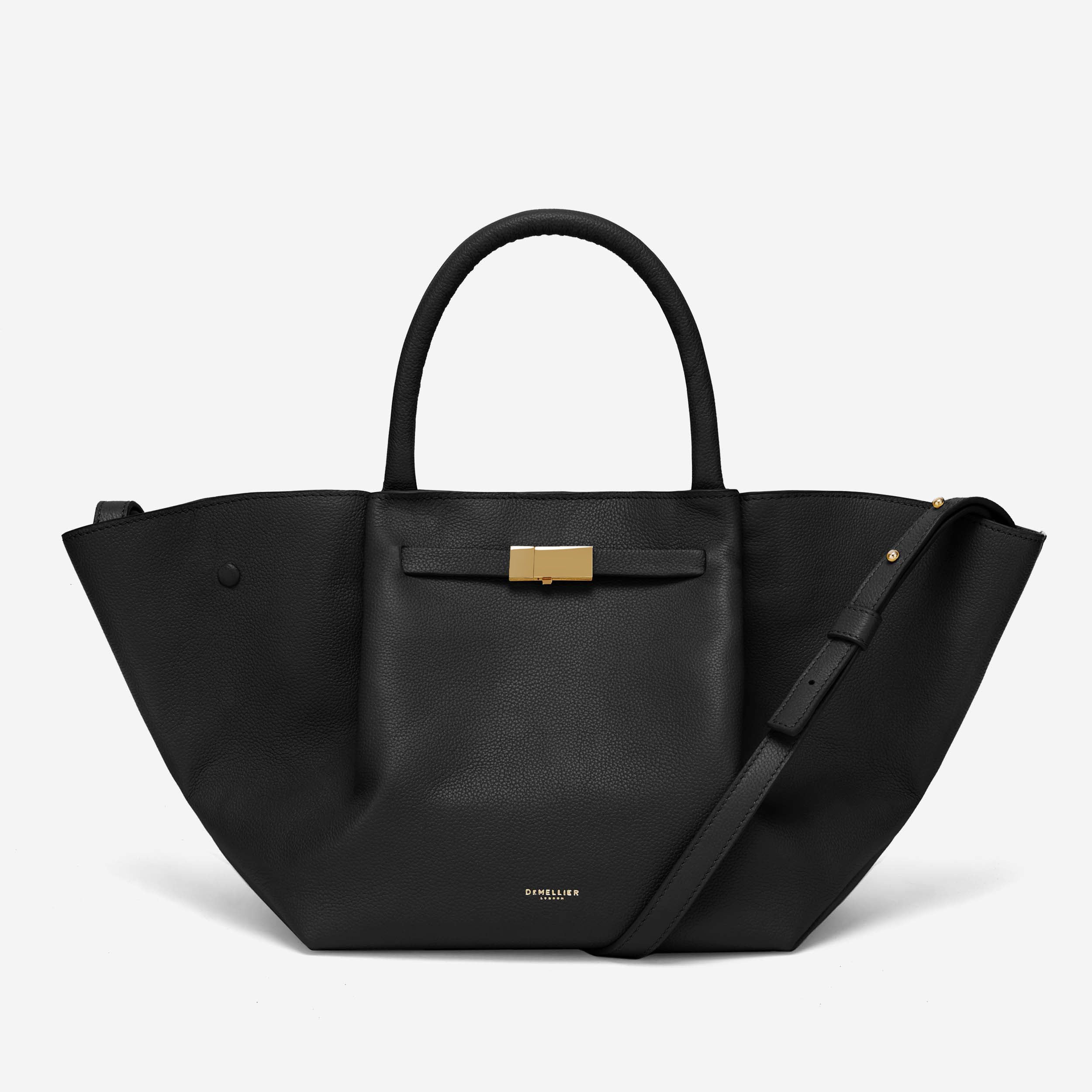 DeMellier The Midi New York black small grain