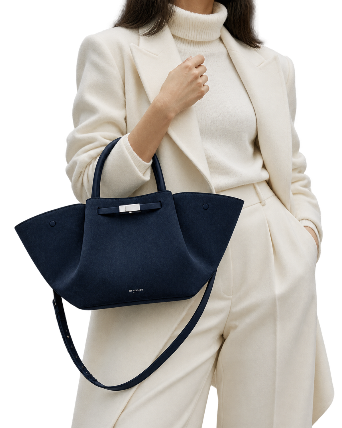 The Midi New York - Midnight Blue Suede
