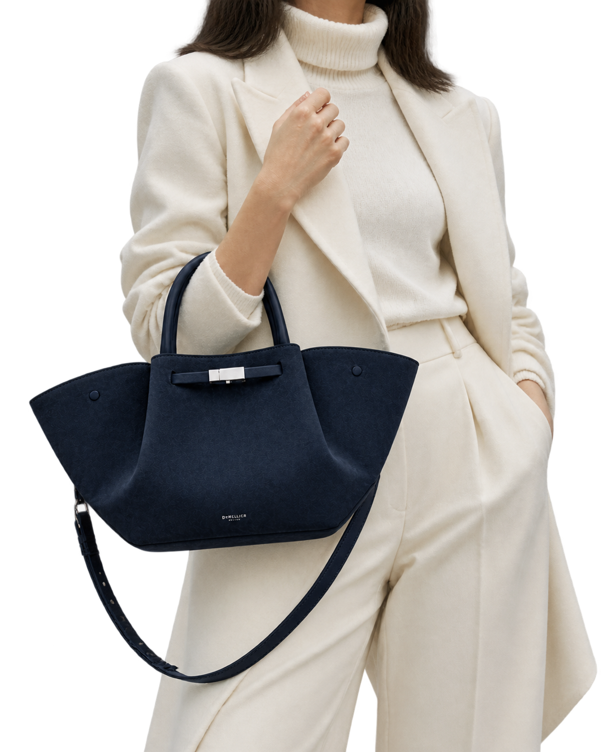 The Midi New York - Midnight Blue Suede