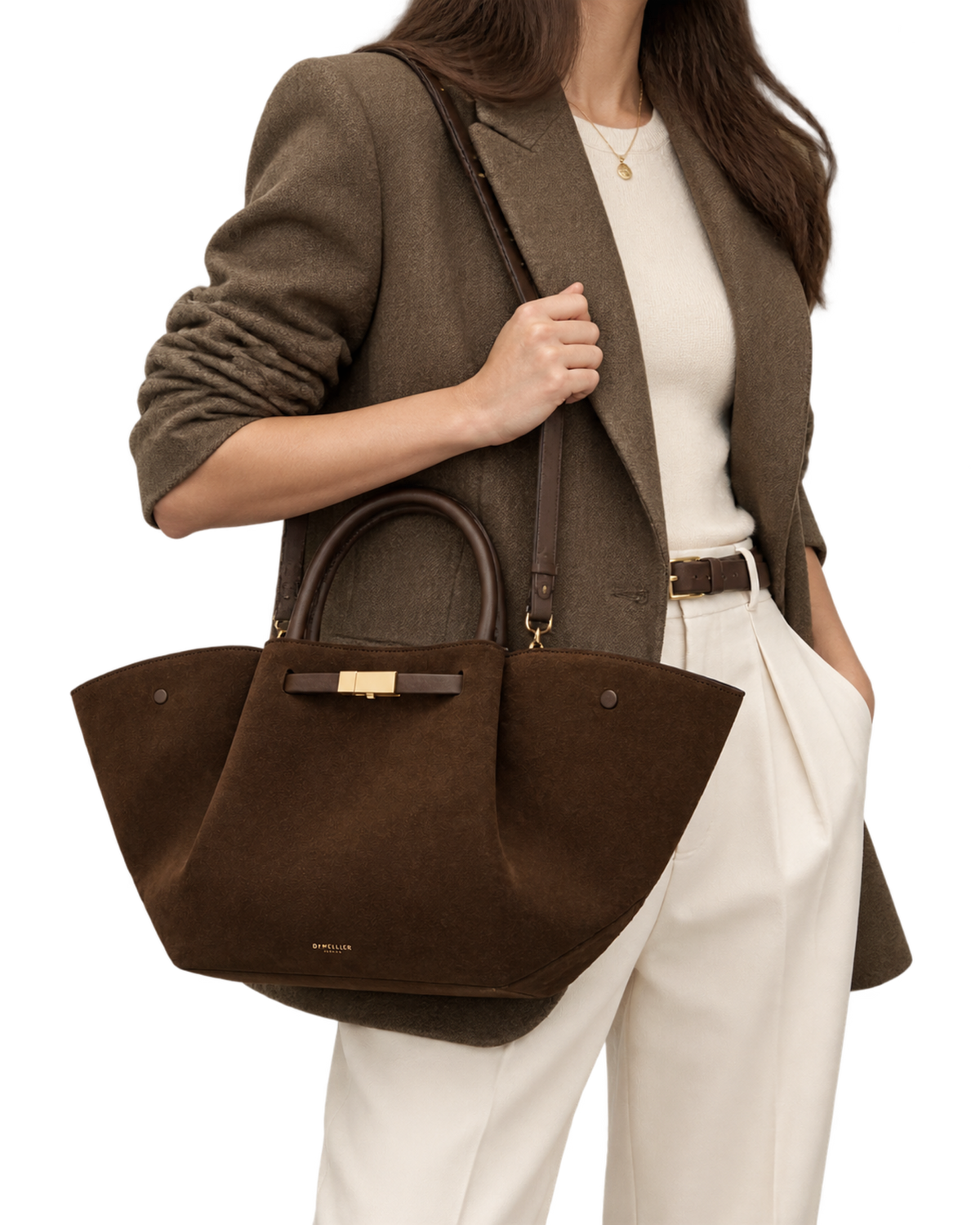 The Midi New York - Mocha Suede & Mocha Smooth