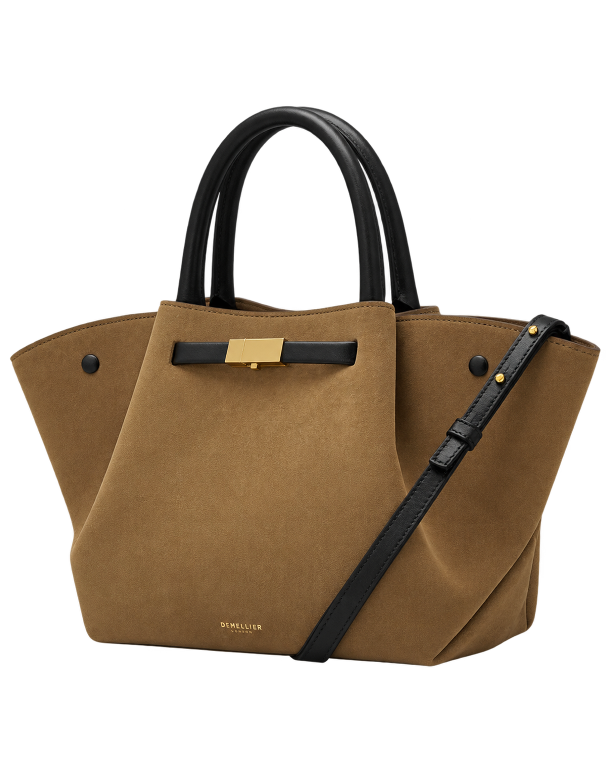 The Midi New York - Tobacco Suede & Black Smooth