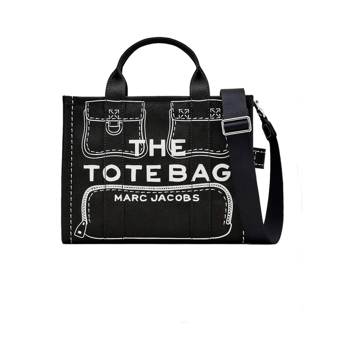 The Trompe L'Oeil Cargo Canvas Medium Tote Bag