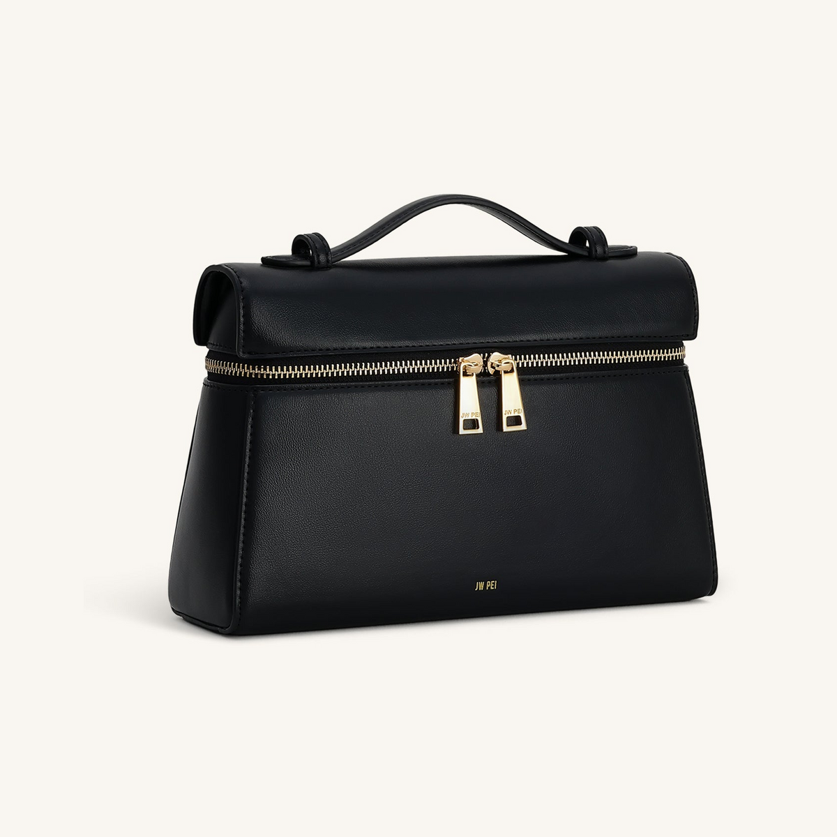 Thea Large Top Handle Bag - Black