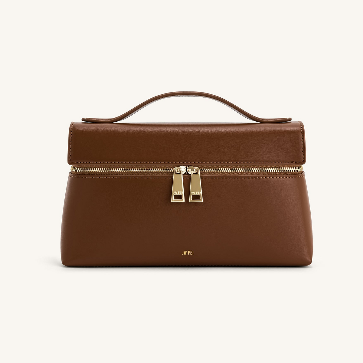 Thea Top Handle Bag - Brown