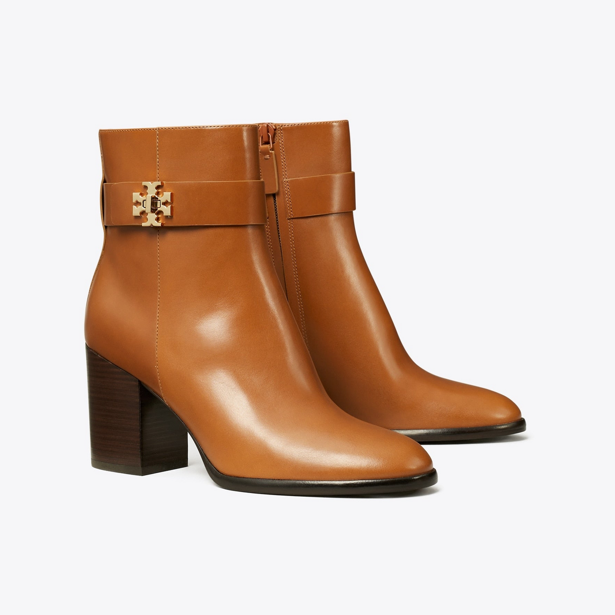 Turnlock Heeled Ankle Boot