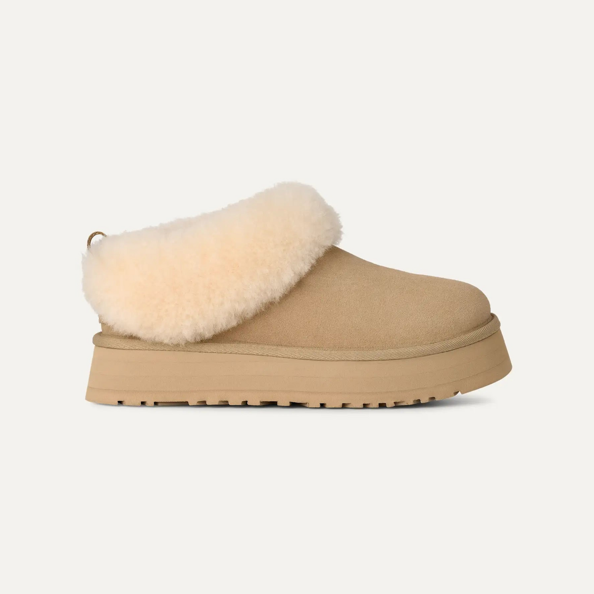 UGG® Tazzelle Platform Slipper – Ultra-Plush Sheepskin Comfort with Sugarcane Sole