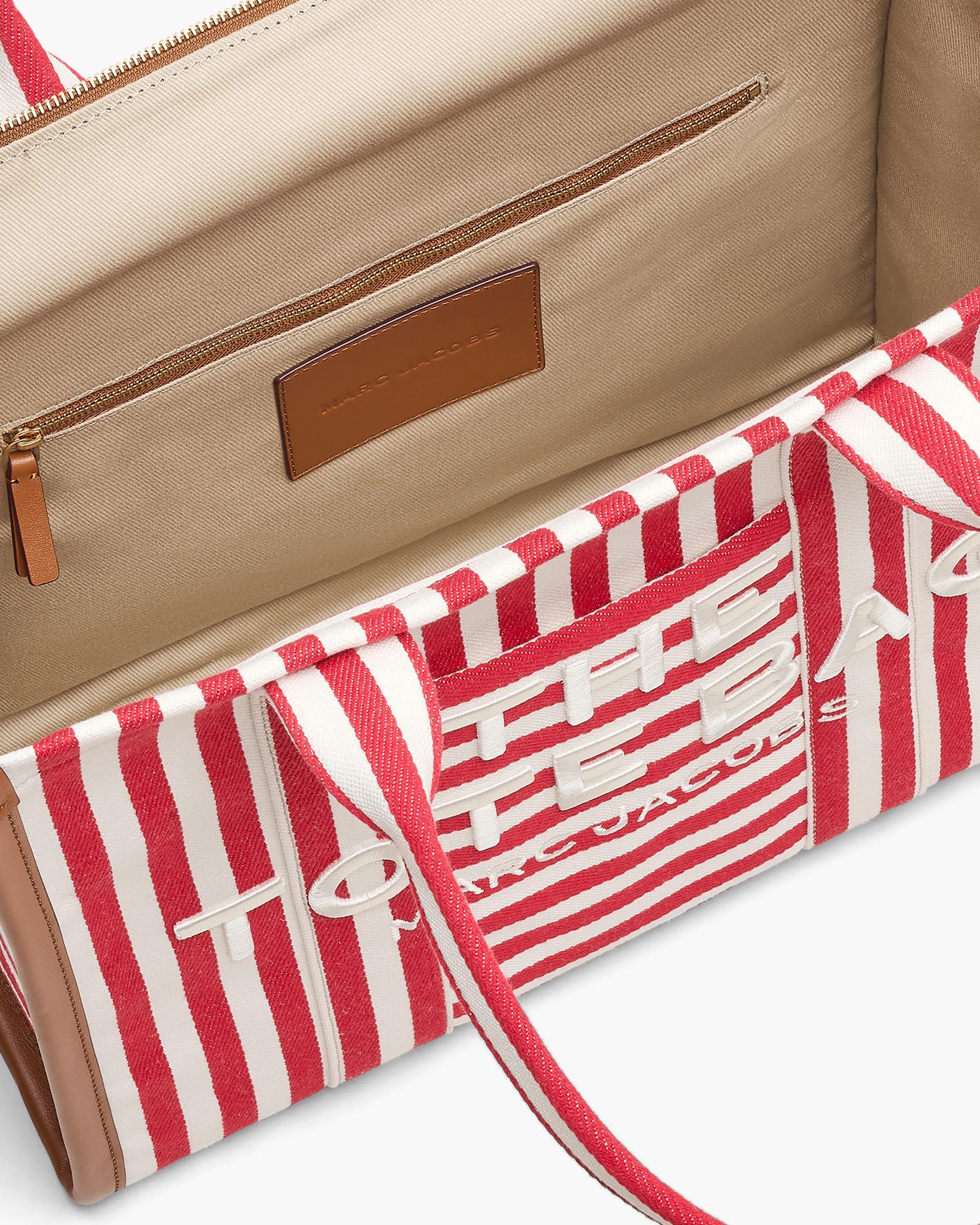 The Stripe Canvas Large Tote Bag