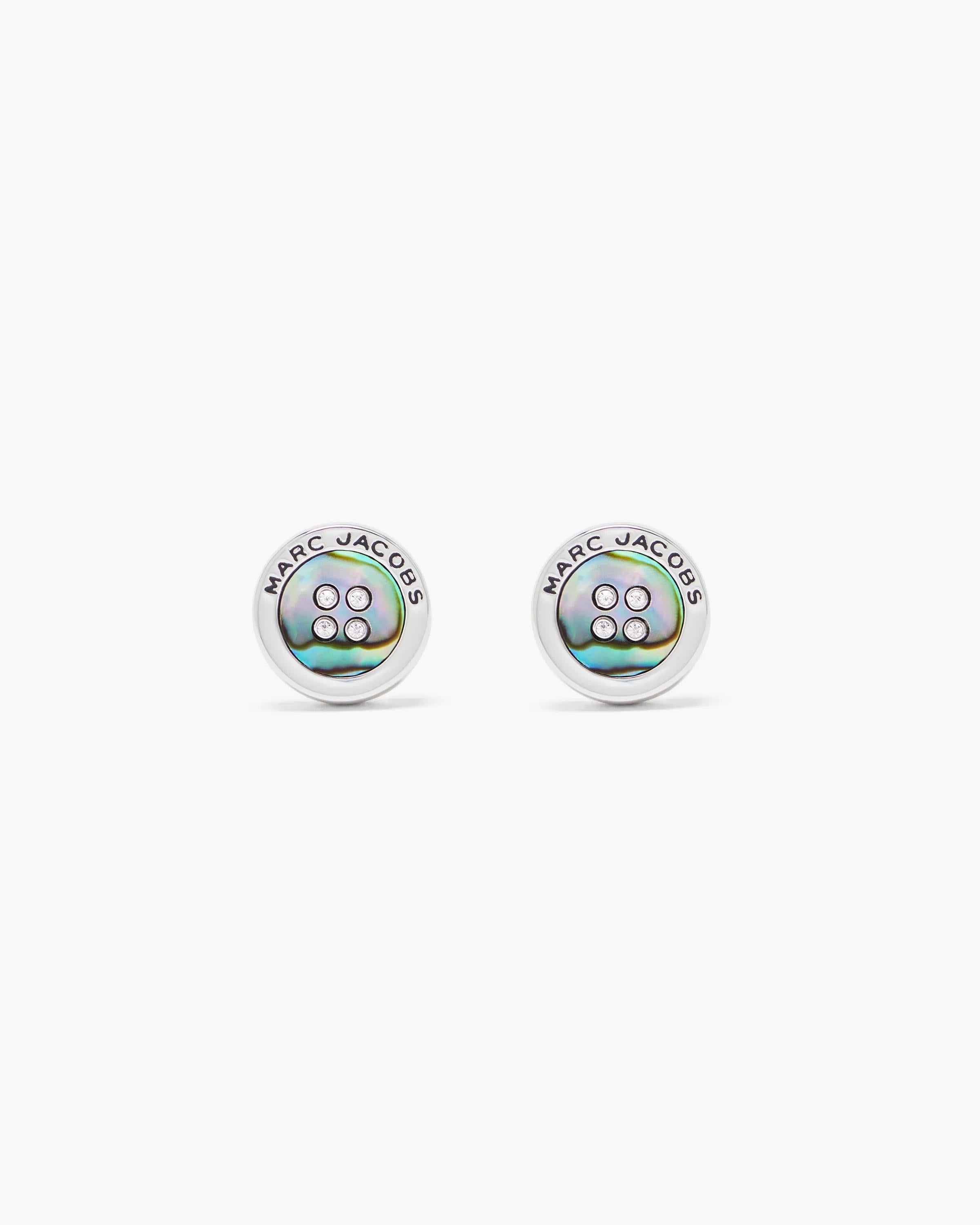 The Button Abalone Stud Earrings
