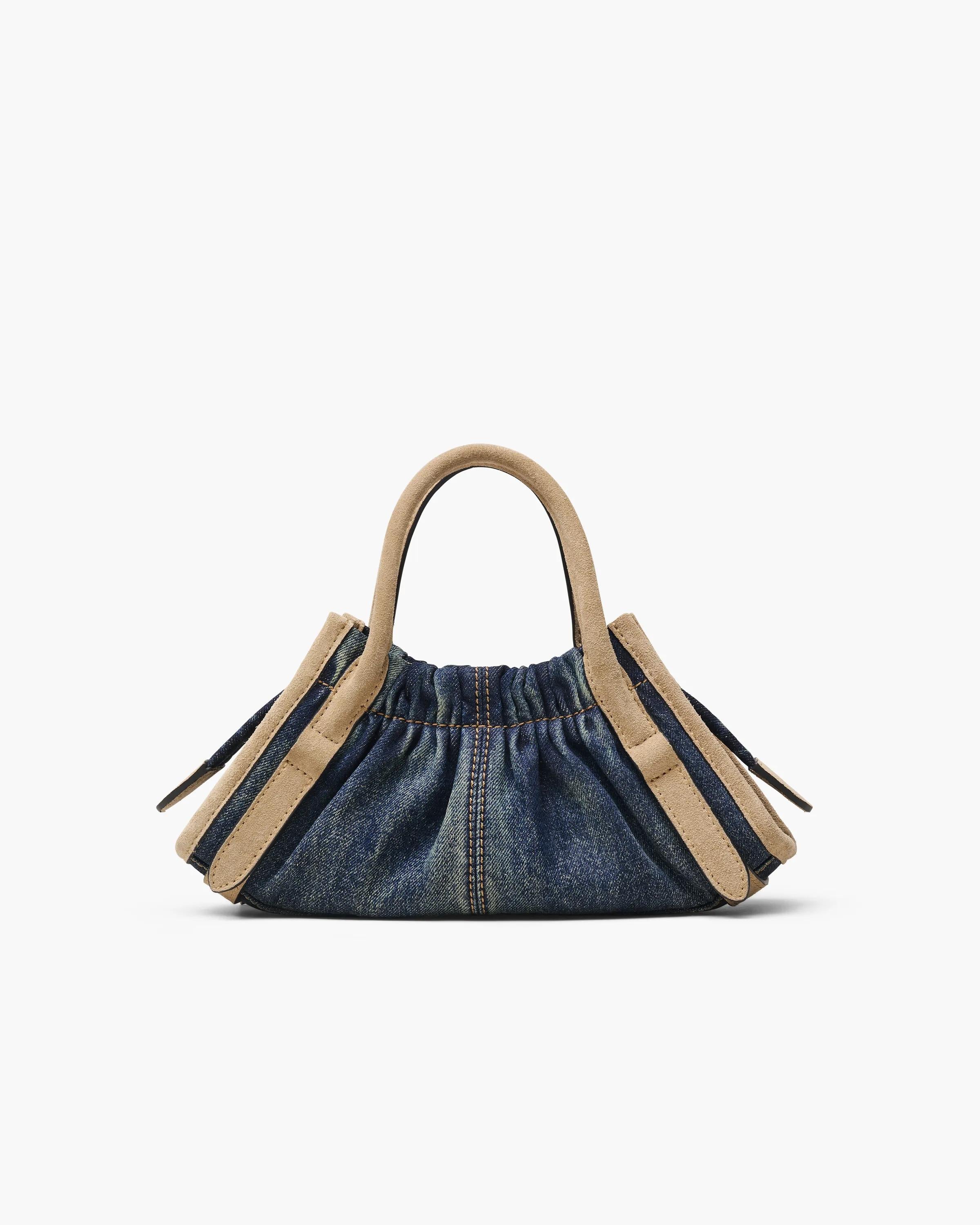 The Denim Suede Cristina Small Satchel